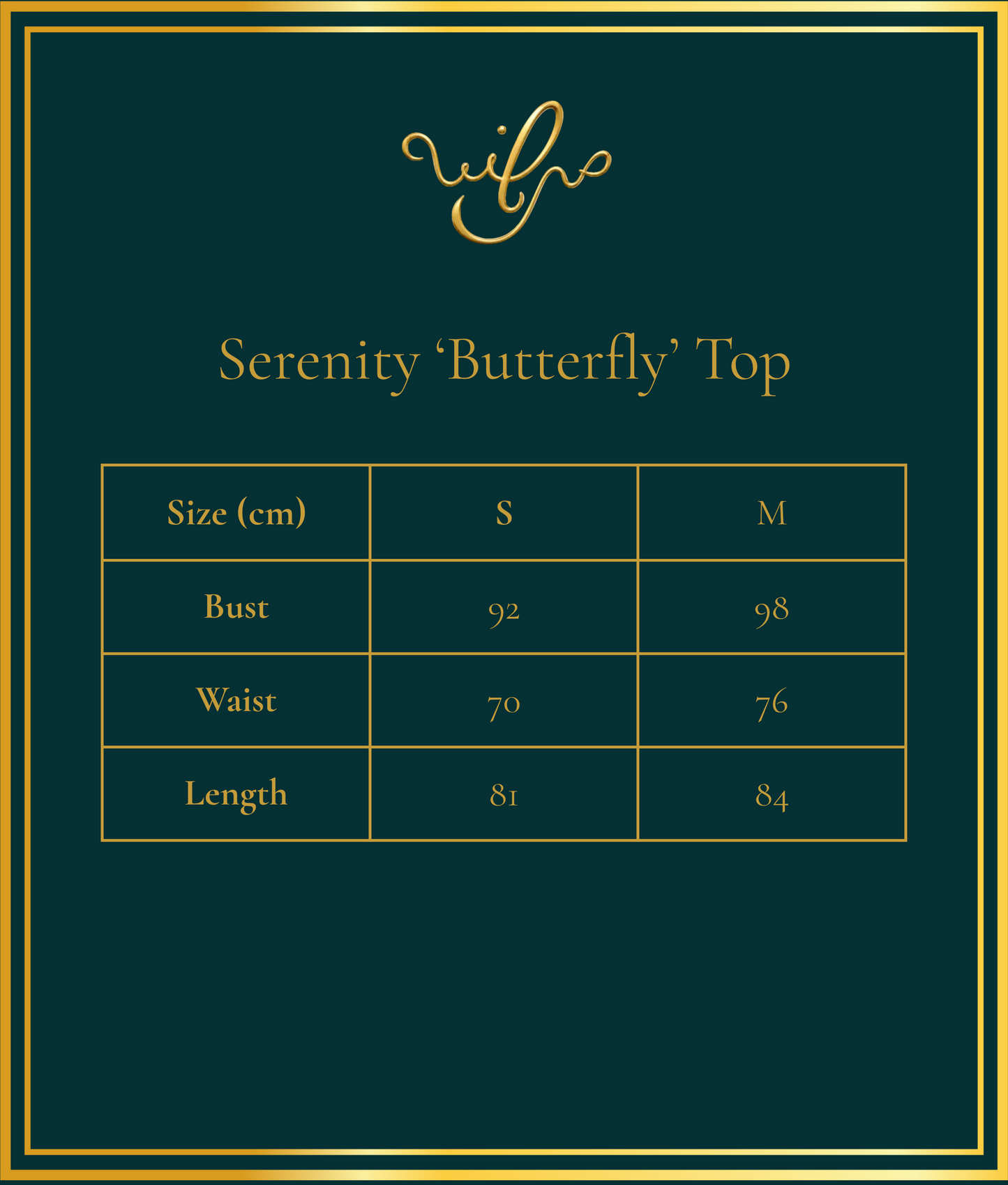 The Serenity 'Butterfly' Top